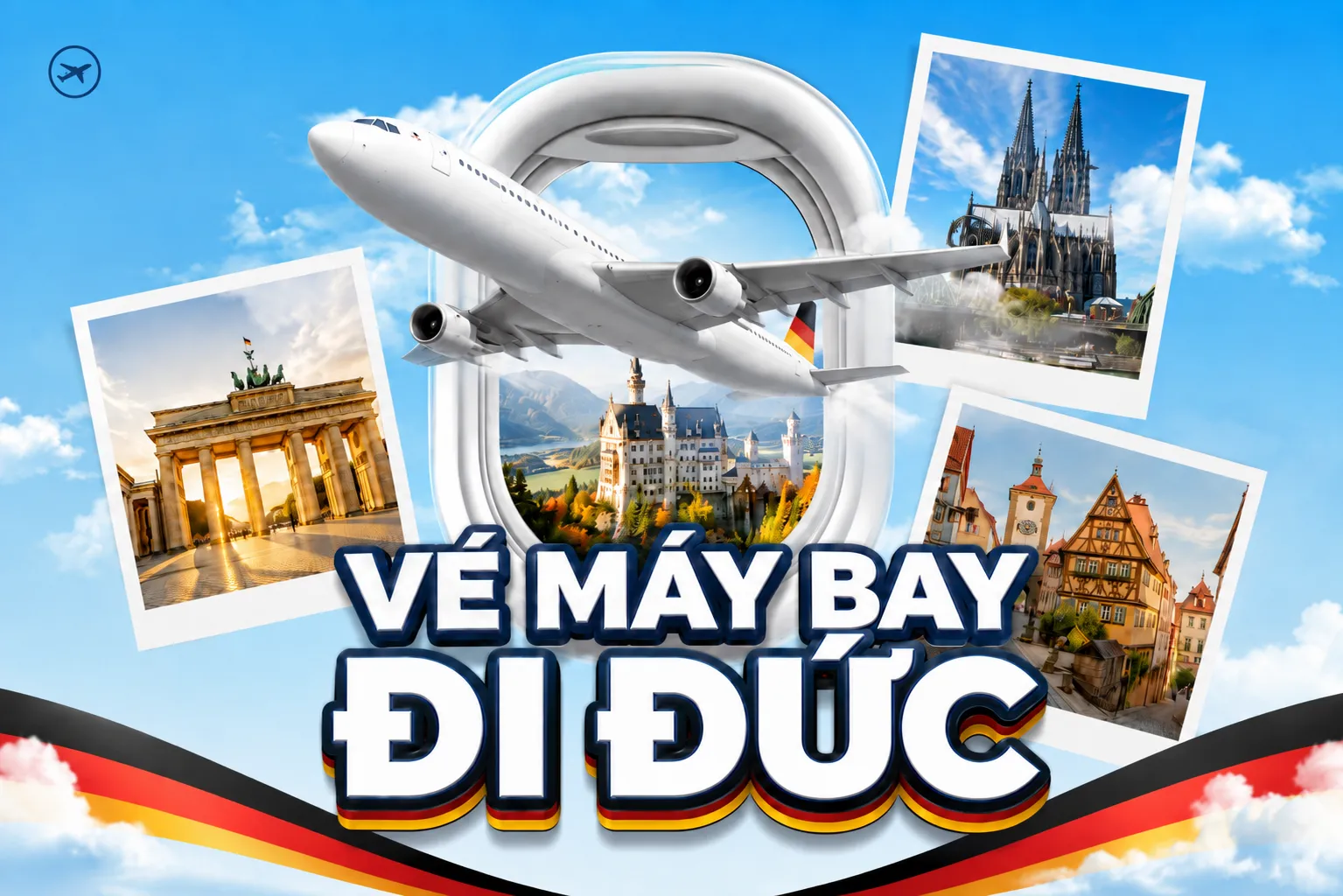 Vé máy bay đi Đức giá rẻ hôm nay