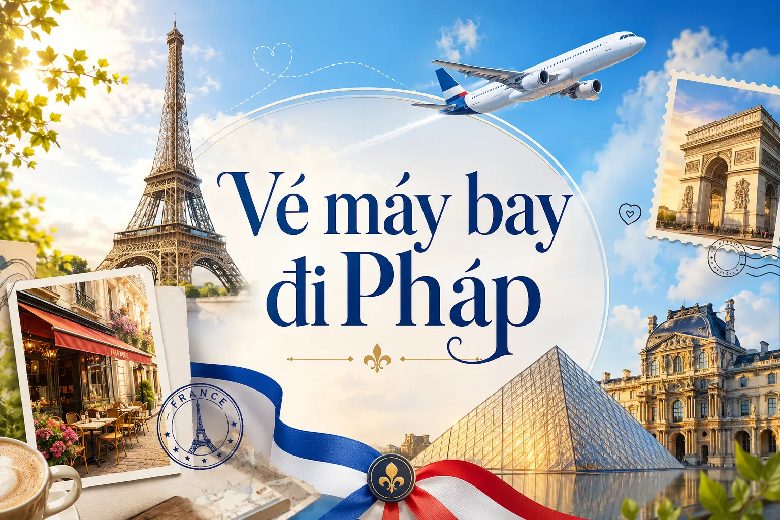 Vé máy bay đi Pháp giá rẻ hôm nay