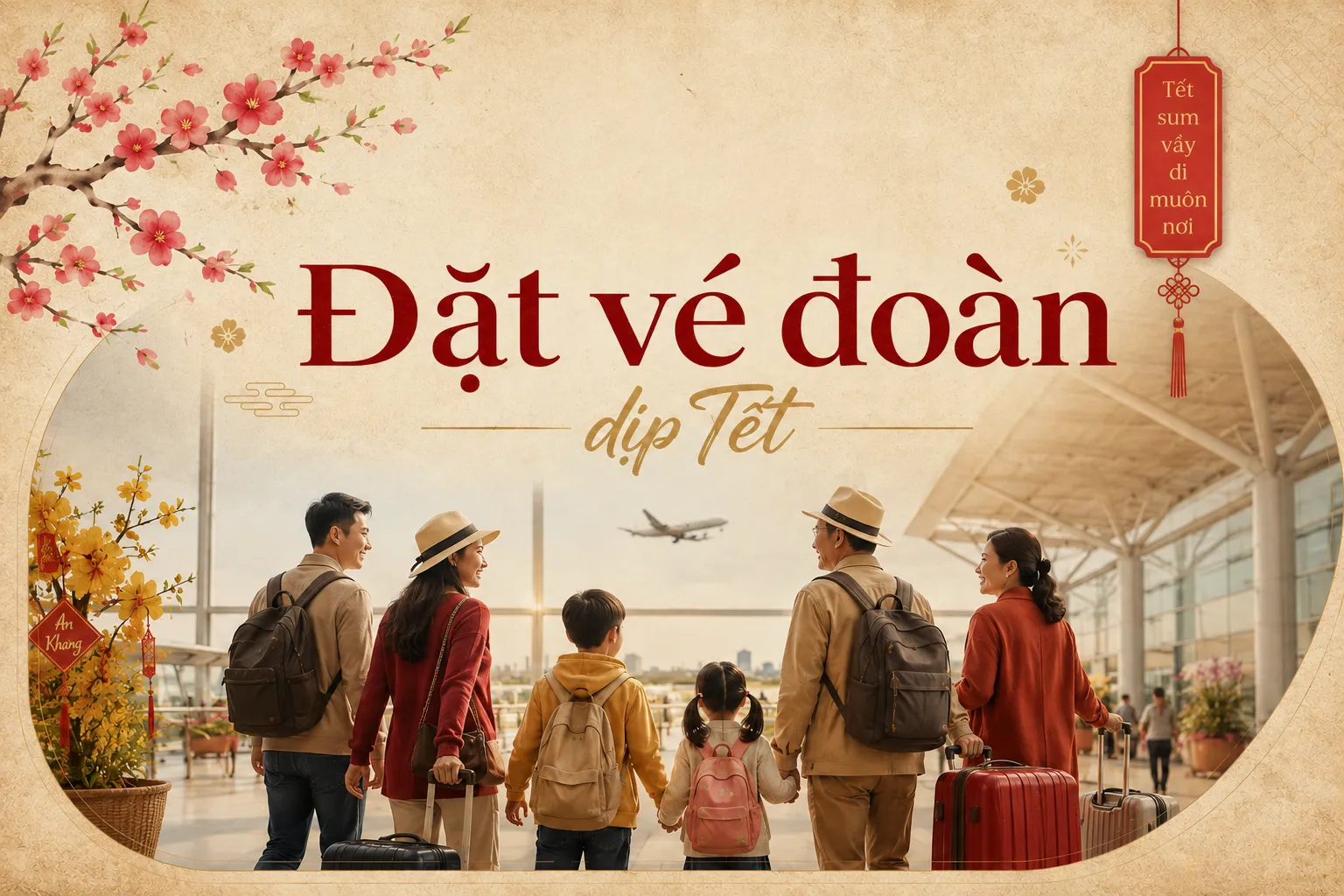 Đặt vé đoàn dịp Tết