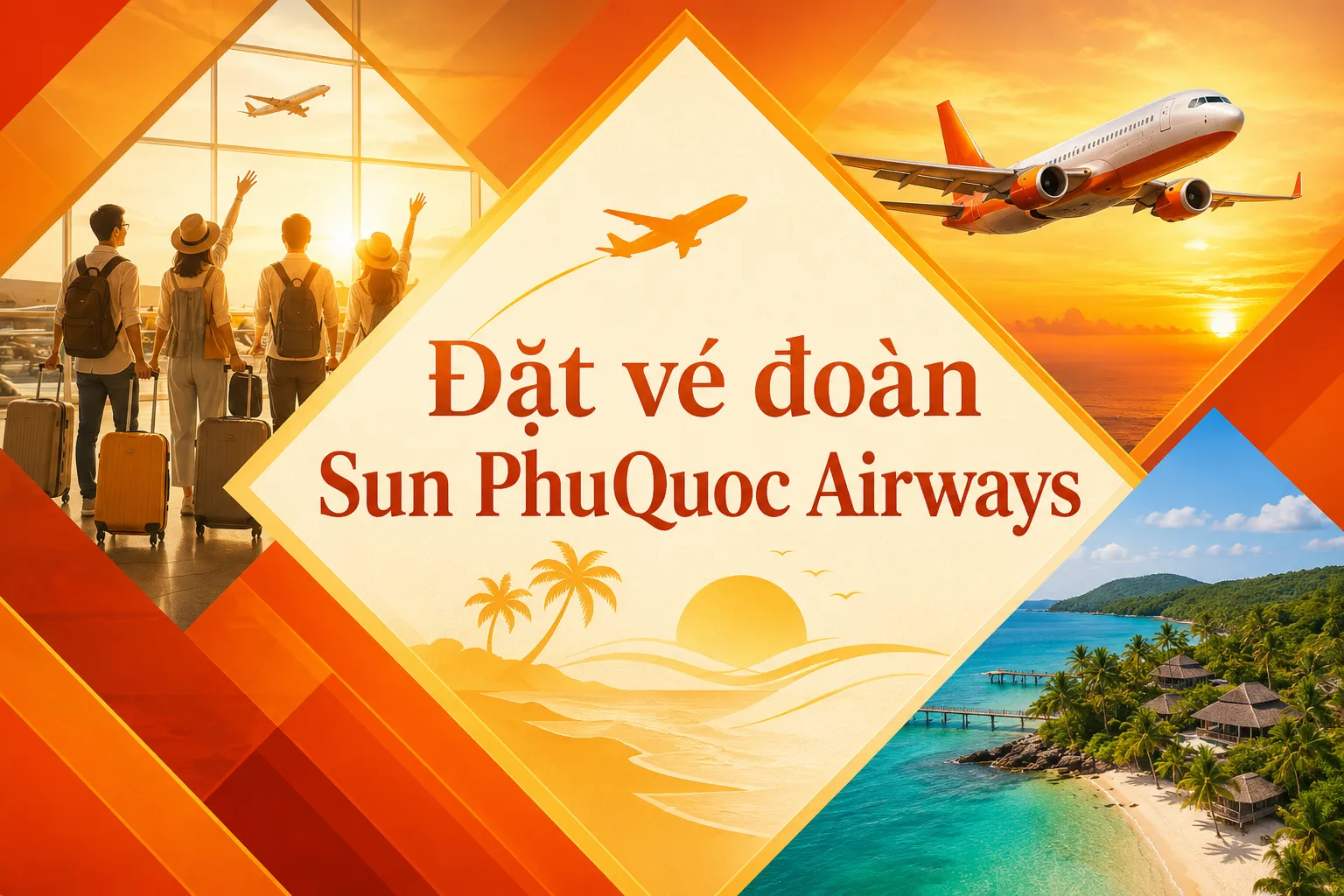 Đặt vé đoàn Sun PhuQuoc Airways