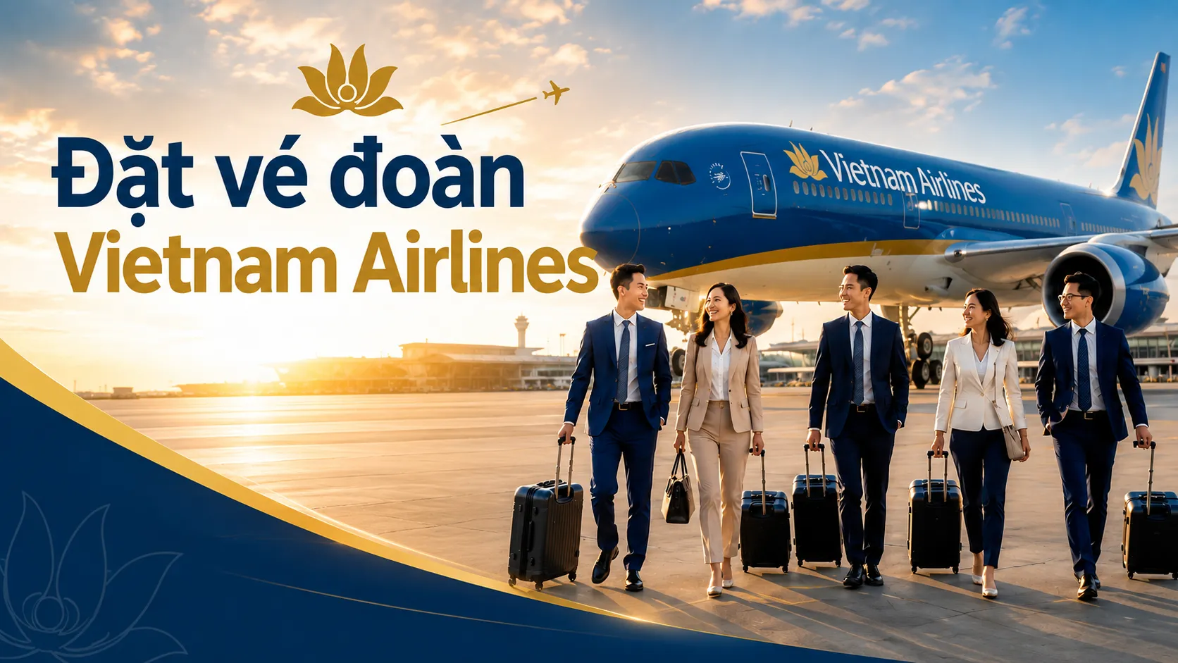 Đặt vé đoàn Vietnam Airlines